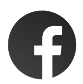 logo Facebook "f" blanc dans cercle noir