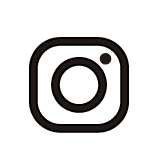 logo Instagram noir sans fond d'image